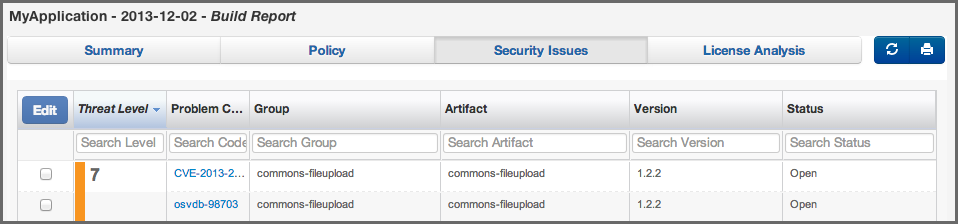 figs/web/clm-server-report-security-issues-tab.png